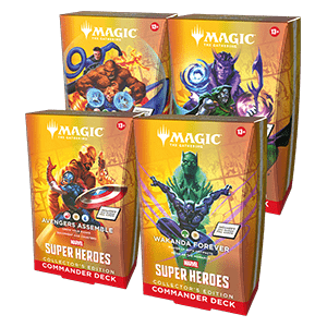 Commander Magic The Gathering | Marvel Super Heroes Deck Set Collectors Edition 